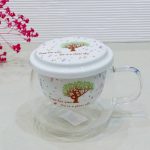 لیوان دمنوش پیرکس طرح درخت