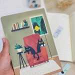 دفتر 50 برگ گربه سیاه